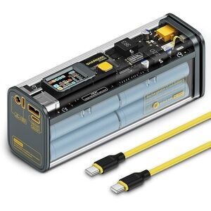 NIB Sealed Shargeek Storm 2 Portable Charger 100W 25600mAh Power Bank